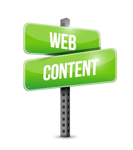 Web content segno illustrazione design — Foto Stock