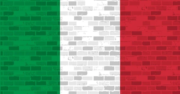 İtalyan tuğla duvar illüstrasyon — Stok fotoğraf