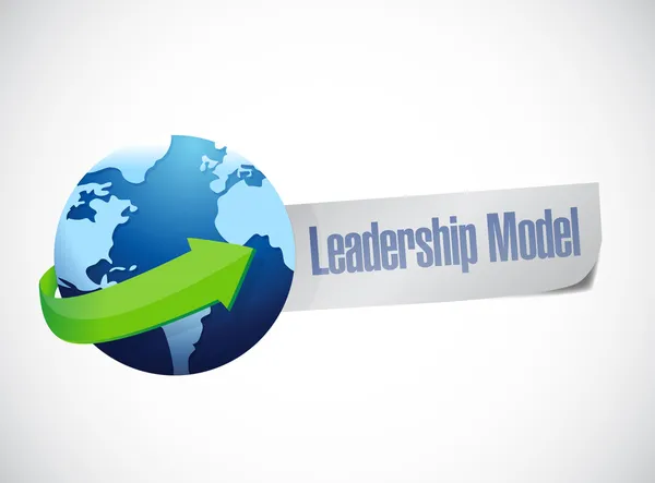 Modelo de liderança sinal ilustração design — Fotografia de Stock