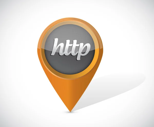 Http pointer icon illustration design — Stock Photo, Image