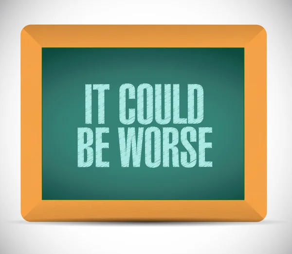 Lehet, hogy rosszabb üzenet-ra egy iskolatábla? — Stock Fotó