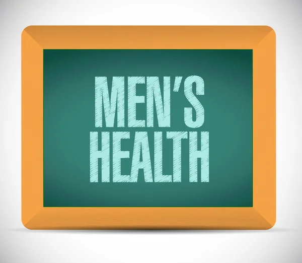 Mens health sign message illustration design — Stock Photo, Image