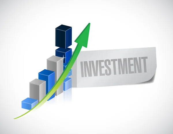 Geschäftliche Investitionen Zeichen Illustration Design — Stockfoto