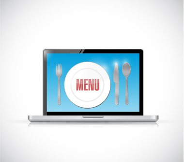 laptop şekil menüsünde düzeni