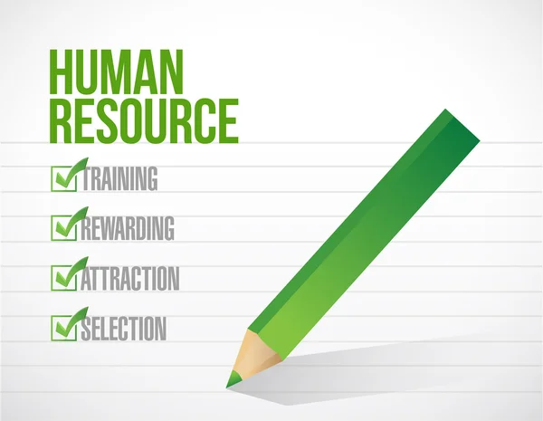 Mänskliga resurser Markera illustration — Stockfoto
