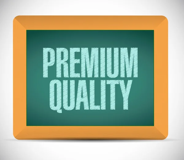 Qualidade premium mensagem quadro ilustração — Fotografia de Stock