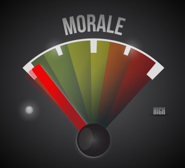 low morale illustration design clipart