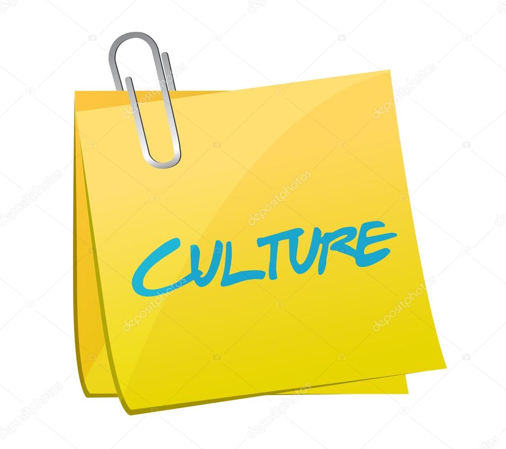 culture post message illustration design