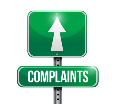 complaints signpost illustration design clipart