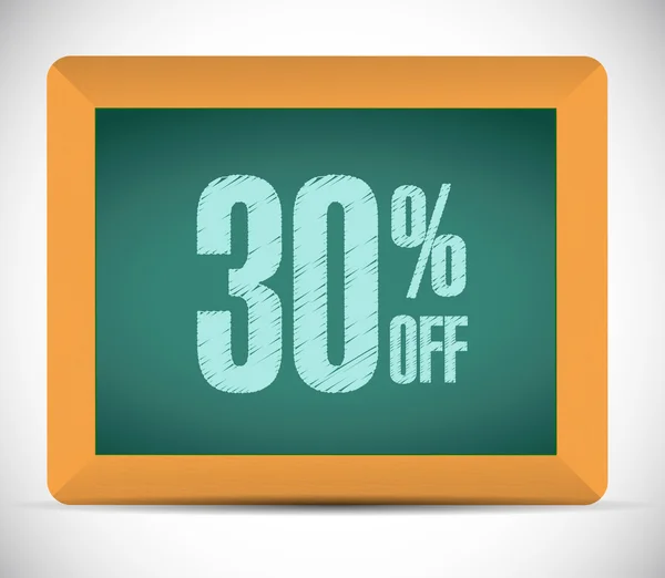 30 percent discount message illustration — Stock Photo, Image