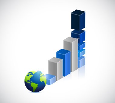 Uluslararası iş grafik illüstrasyon tasarımı