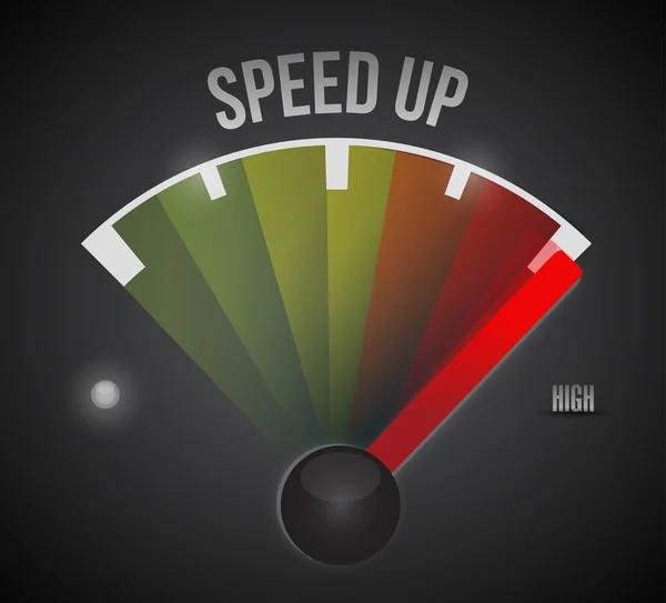 Speed up marker. illustration design — Stock Photo, Image