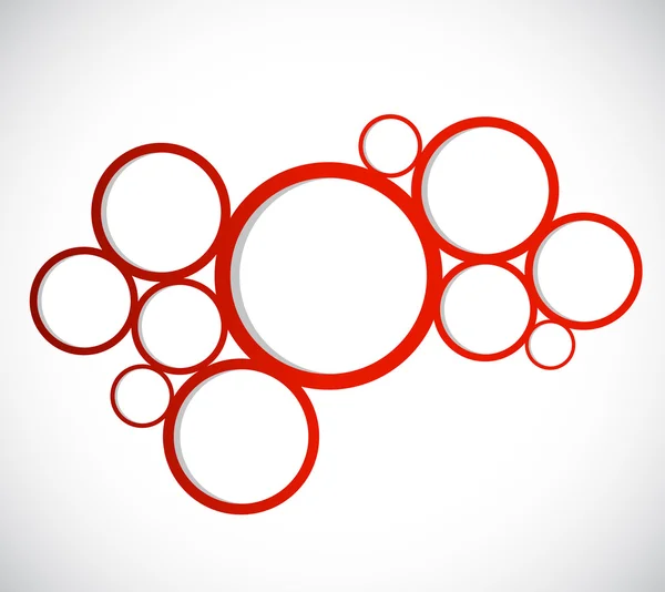 Circles design graphic illustration design — Stock Photo, Image