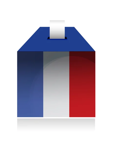 Ψηφοφορία στη Γαλλία. εικονογράφηση σχεδιασμός — Φωτογραφία Αρχείου