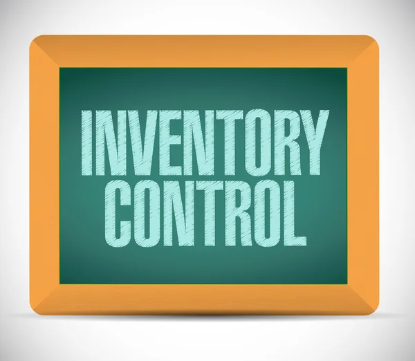 Inventory control message illustration design — Stock Photo, Image