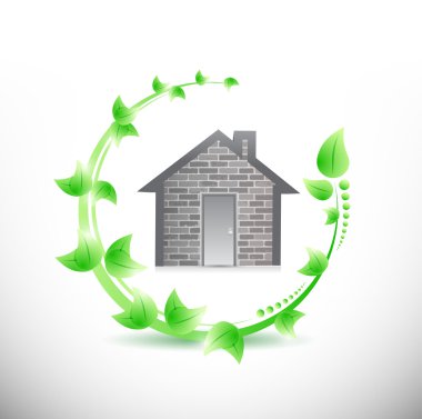 yaprak ve ev tasarımı