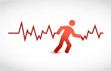 yaşam çizgisi illüstrasyon çalışan