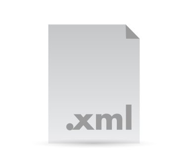 xml document file illustration design clipart