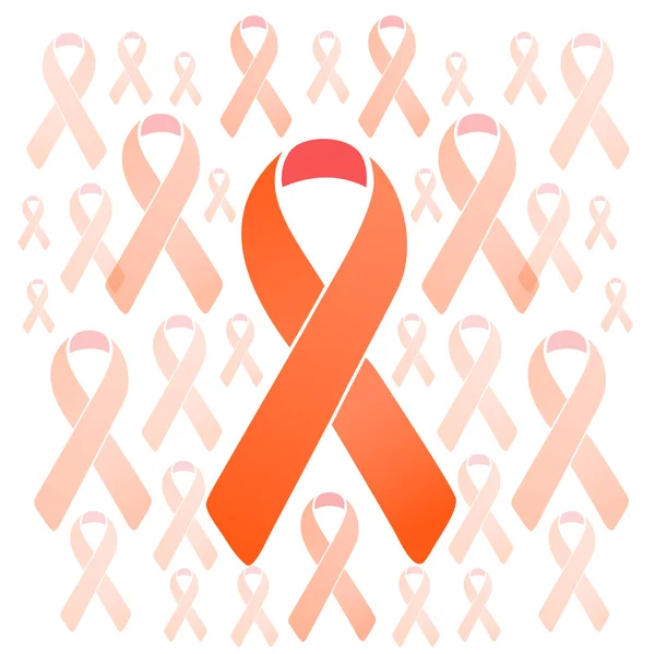 Stöd hiv awareness ribbon illustration design — Stockfoto
