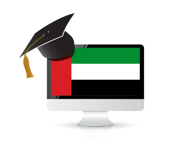 Technology arabic education concept illustration — Stock Photo, Image