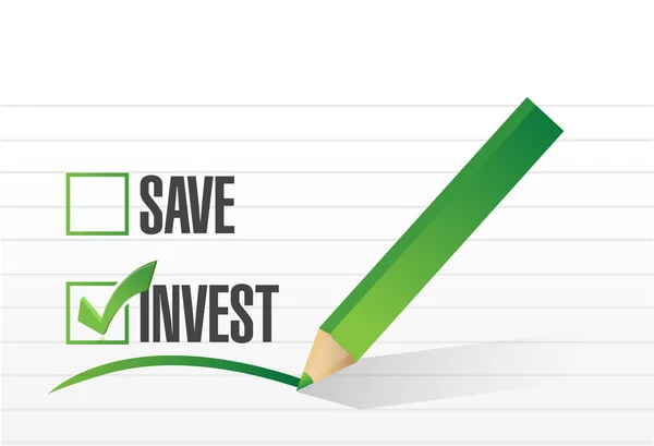 Investieren statt sparen — Stockfoto