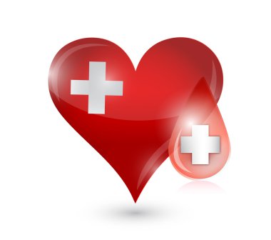 heart medical symbol illustration design clipart
