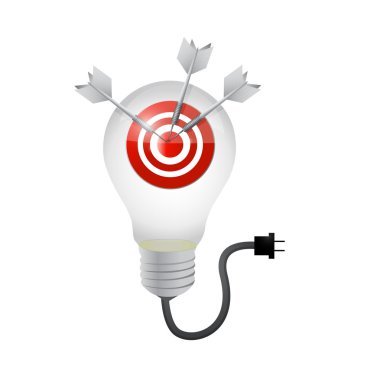 hedef büyük fikirler konsept illüstrasyon tasarımı