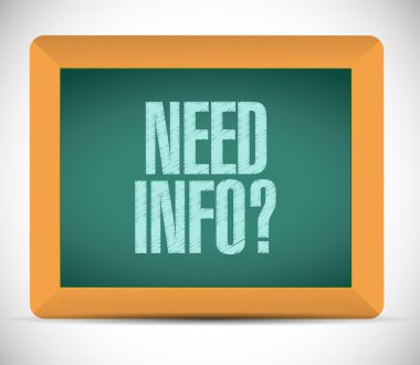 bilgi blackboard mesaj illüstrasyon tasarımı gerek
