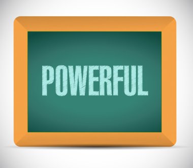 güçlü mesaj illüstrasyon tasarımı