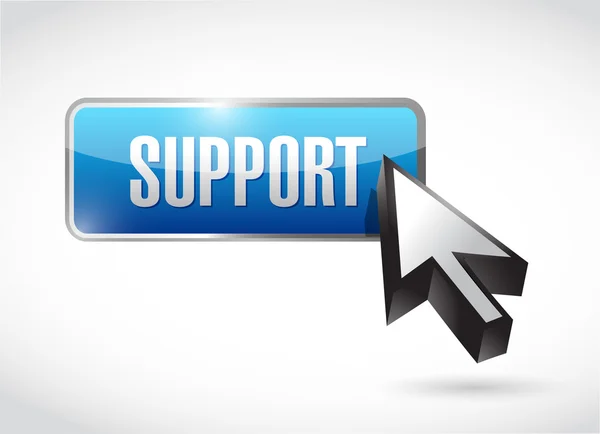 Support button illustration design — Stock Photo, Image