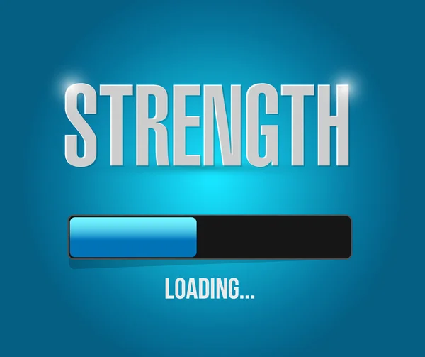 Strength loading concept illustration design — Stock Photo, Image