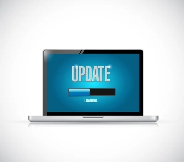 Update your computer software illustration design — Stock Photo, Image