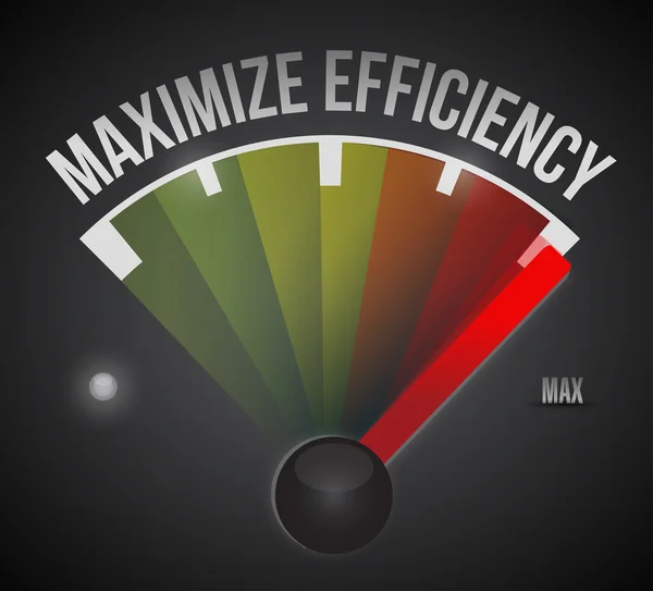 Maximize efficiency marker illustration design — Stock Photo, Image