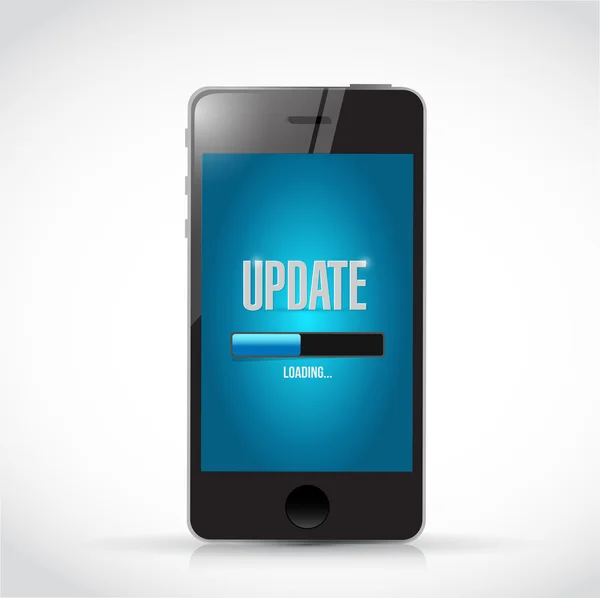 Update your smart phone illustration design — Stock Photo, Image