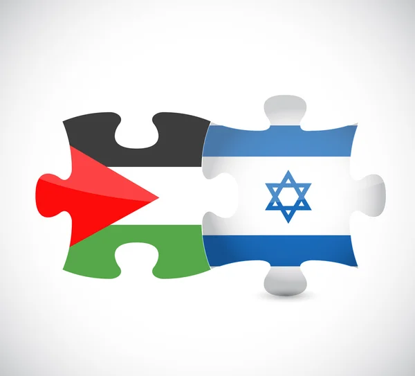 Palestine and israel illustration design — Stock Photo, Image