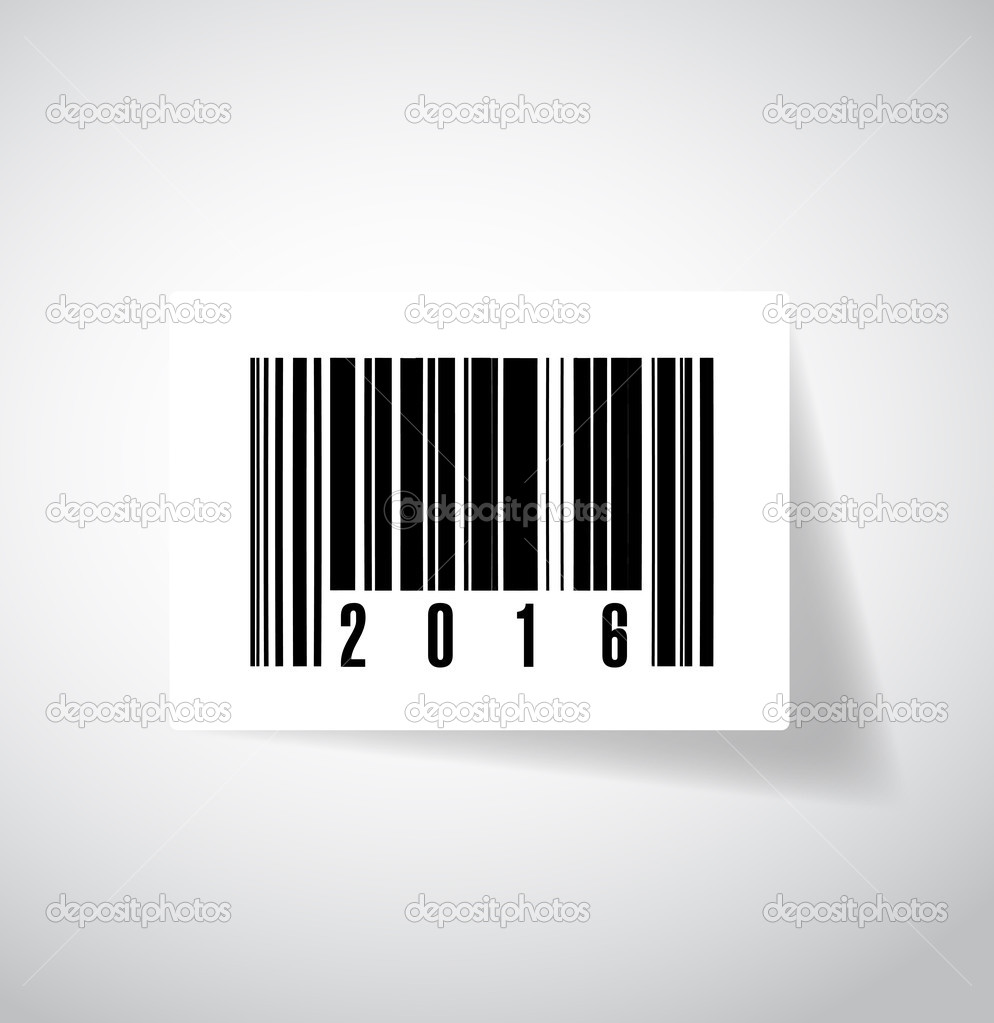 2016 barcode upc illustration design