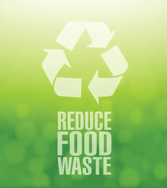 Recycle reduce food waste green — Stock Photo, Image