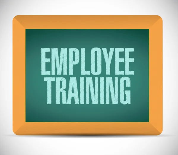 Employee training message illustration design — Stock Photo, Image