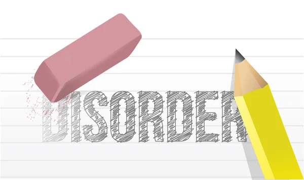 Erase disorder concept illustration design — Stock Photo, Image