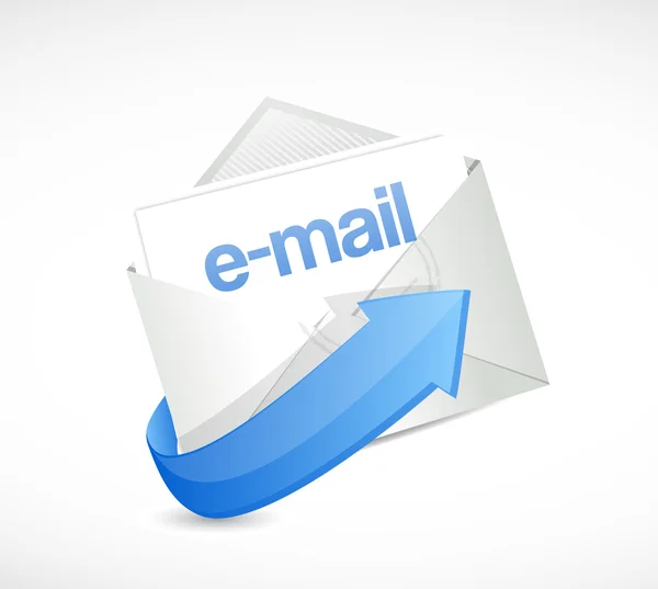 Email illustration design — Stock Photo, Image