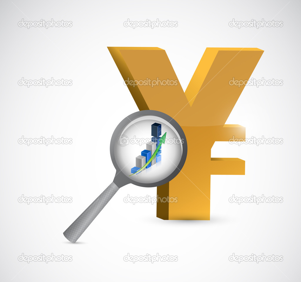 yen currency review illustration design