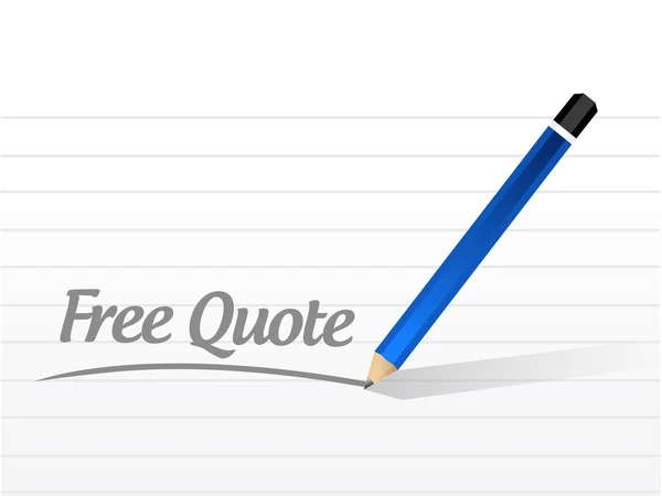 Free quote message illustration design — Stock Photo, Image