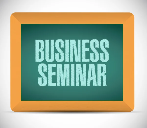 Business seminario segno illustrazione design — Foto Stock