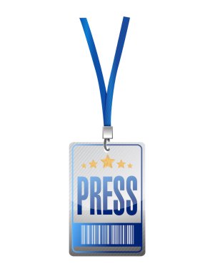 pass etiketi illüstrasyon tasarımı basın