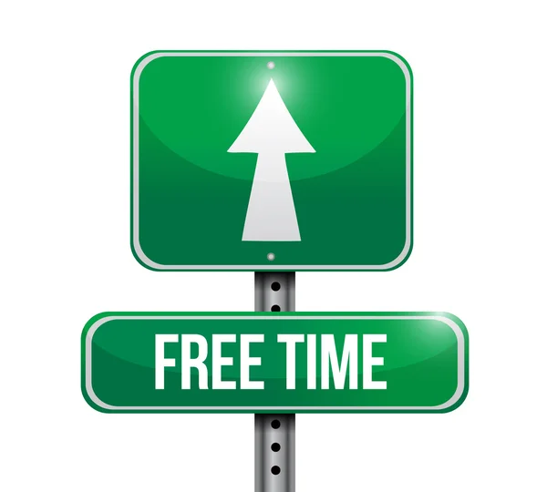 Free time sign illustration design — Stock Photo, Image