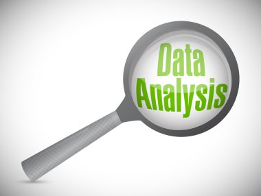 veri analizi konsept illüstrasyon tasarımı