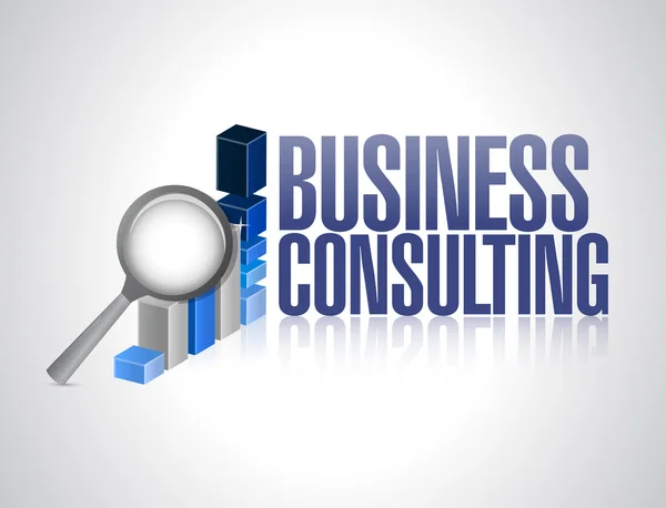 Business consulting business grafiek — Stockfoto