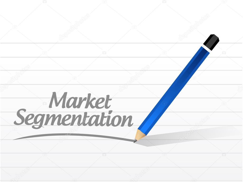 market segmentation message illustration