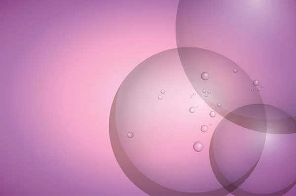 Pink bubbles illustration design — Stock Photo, Image