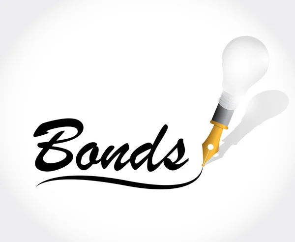 Bonds nachricht illustration design — Stockfoto